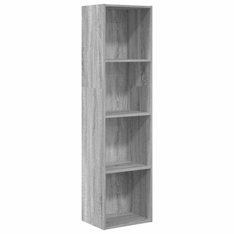 Vidaxl boekenkast 40x30x152 cm bewerkt hout grijs sonoma eikenkleurig