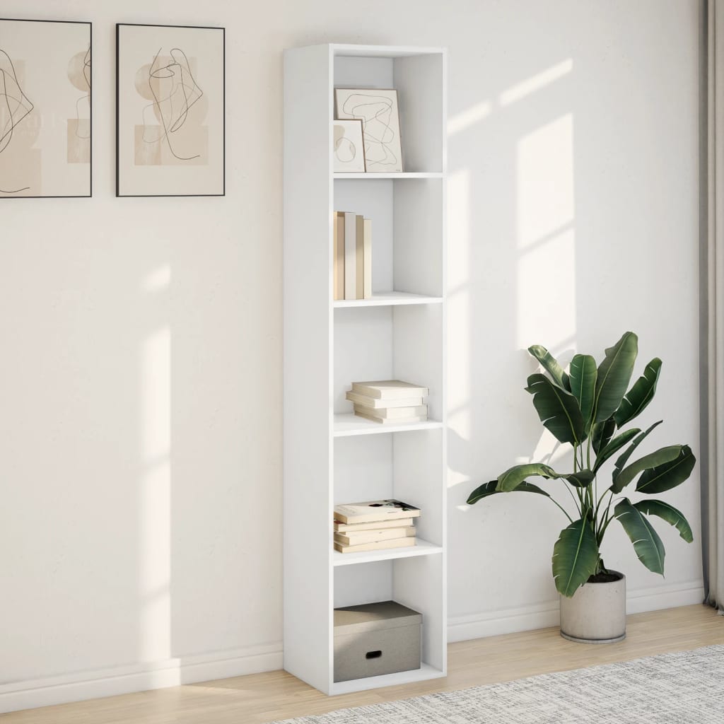 Vidaxl boekenkast 40x30x189 cm bewerkt hout wit