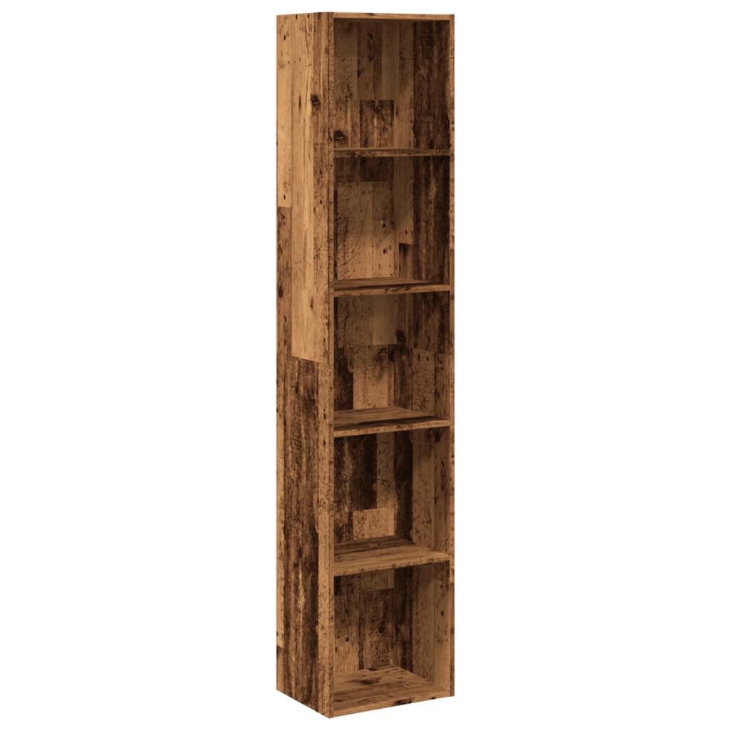 Vidaxl boekenkast 40x30x189 cm bewerkt hout oud houtkleurig