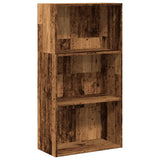 Vidaxl boekenkast 60x30x114 cm bewerkt hout oud houtkleurig