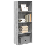 Vidaxl boekenkast 60x30x152 cm bewerkt hout grijs sonoma eikenkleurig