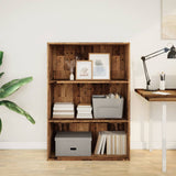Vidaxl boekenkast 80x30x114 cm bewerkt hout oud houtkleurig