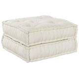 Vidaxl modulair bank 2 pcs crème 140 x 70 x 36 cm stof