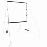 Vidaxl projectiescherm met statieven 89 inch 1:1