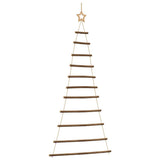 Vidaxl hangende kerstboom met topster 74x150 cm natuurlijke tak