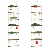 Vidaxx Wanddekorationen leiterförmig 2 Stück 30x100 cm Naturzweig