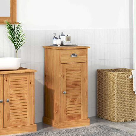 Vidaxl badkamerkast vigo bruin en honingbruin 37,5 x 34 x 80 cm