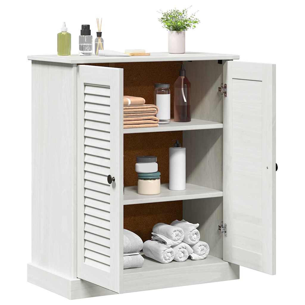 Vidaxl badkamerkast met plank vigo wit en antiek wit 68 x 34 x 80 cm