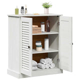 Vidaxl badkamerkast met plank vigo wit en antiek wit 68 x 34 x 80 cm