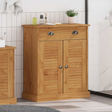 Vidaxl badkamerkast vigo bruin en honingbruin 68 x 34 x 80 cm