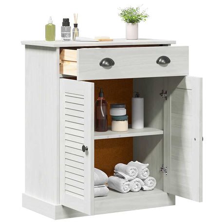 Vidaxl badkamerkast met plank vigo wit en antiek wit 68 x 34 x 80 cm