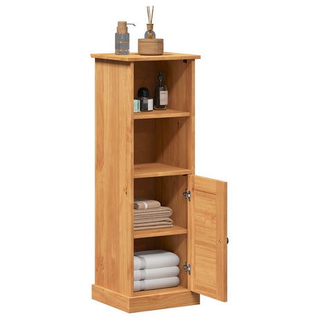 Vidaxl badkamerkast vigo bruin en honingbruin 37 x 34 x 110 cm