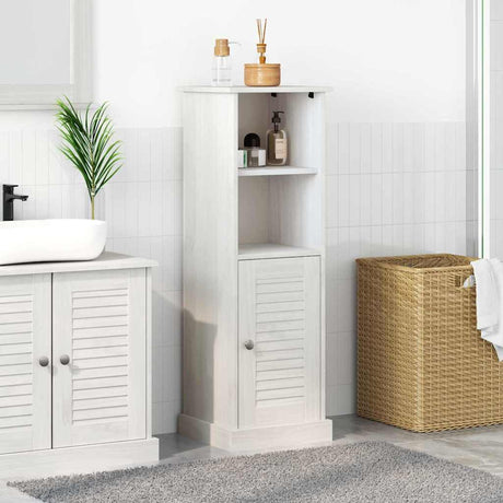Vidaxl badkamerkast vigo wit en antiek wit 37 x 34 x 110 cm