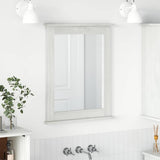 Vidaxl spiegel vigo antiek wit 55,5 x 5 x 70 cm massief grenenhout