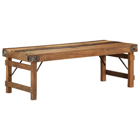 Vidaxl salontafel bruin 110 x 55 x 40 cm massief gerecycled hout