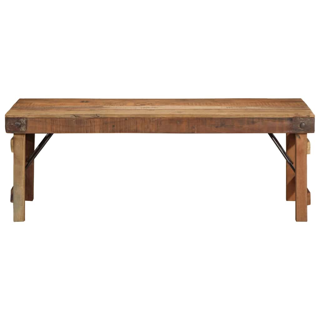 Vidaxl salontafel bruin 110 x 55 x 40 cm massief gerecycled hout