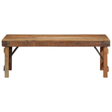 Vidaxl salontafel bruin 110 x 55 x 40 cm massief gerecycled hout