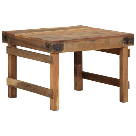 Vidaxl salontafel bruin 60 x 55 x 40 cm massief gerecycled hout