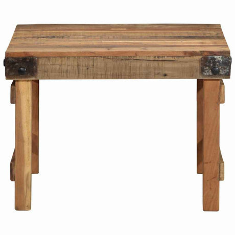 Vidaxl salontafel bruin 60 x 55 x 40 cm massief gerecycled hout