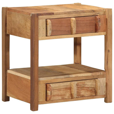 Vidaxl bijzettafel bruin 43 x 32 x 46 cm massief gerecycled hout