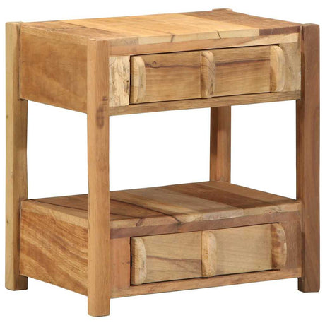 Vidaxl bijzettafel bruin 43 x 32 x 46 cm massief gerecycled hout