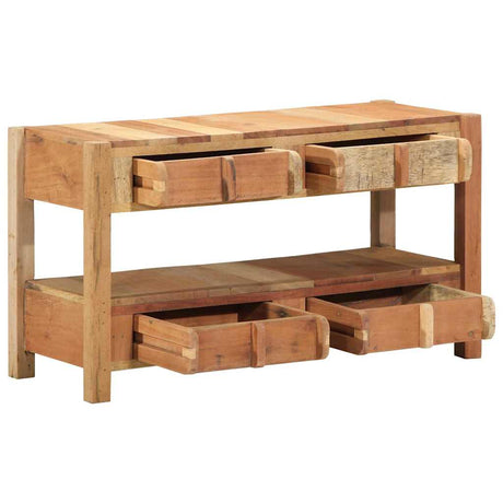 Vidaxl tv-kast met lade bruin 83 x 33 x 46 cm massief gerecycled hout
