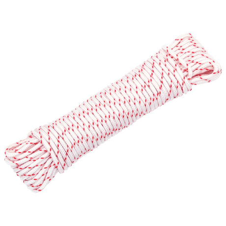 Vidaxl Zugschnur-Starterschnur weiß und rot ø3 mm 10 m Nylon