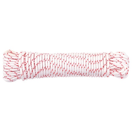 Vidaxl Zugschnur-Starterschnur weiß und rot ø3 mm 10 m Nylon
