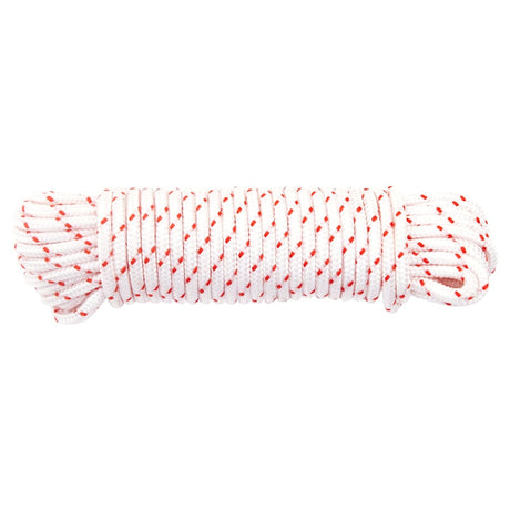 Vidaxl Zugschnur-Starterschnur weiß und rot ø4 mm 10 m Nylon