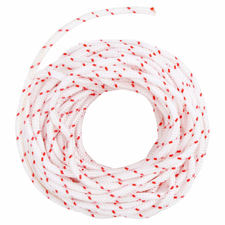 Vidaxl Zugschnur-Starterschnur weiß und rot ø4 mm 10 m Nylon