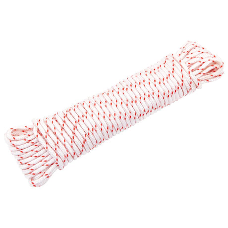 Vidaxl Zugschnur-Starterschnur weiß und rot ø5 mm 10 m Nylon