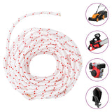 Vidaxl Zugschnur-Starterschnur weiß und rot ø6 mm 10 m Nylon