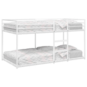 Vidaxl stapelbed zonder matras 100x190 cm staal wit