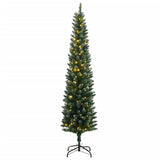 VidaXL Künstlicher Weihnachtsbaum schmal mit 150 LEDs 150 cm
