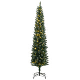 VidaXL Künstlicher Weihnachtsbaum schmal mit 300 LEDs 180 cm