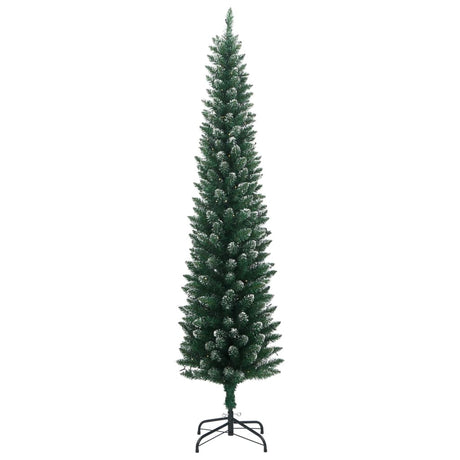 VidaXL Künstlicher Weihnachtsbaum schmal mit 300 LEDs 180 cm