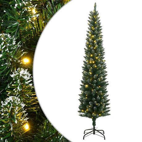 Vidaxx künstlicher Weihnachtsbaum schmal mit 300 LEDs 210 cm