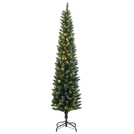 Vidaxx künstlicher Weihnachtsbaum schmal mit 300 LEDs 210 cm