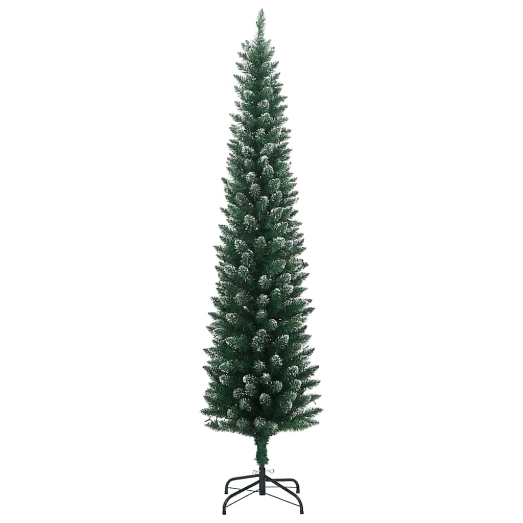 VidaXL Künstlicher Weihnachtsbaum schmal mit 300 LEDs 210 cm