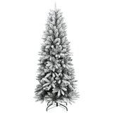 VidaXL Künstlicher Weihnachtsbaum mit 150 LEDs und Schnee 120 cm