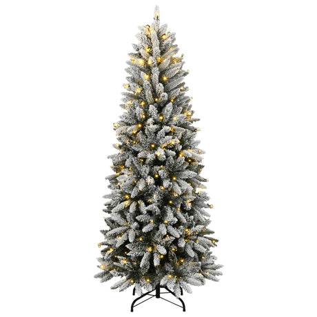 VidaXL Künstlicher Weihnachtsbaum mit 150 LEDs und Schnee 150 cm