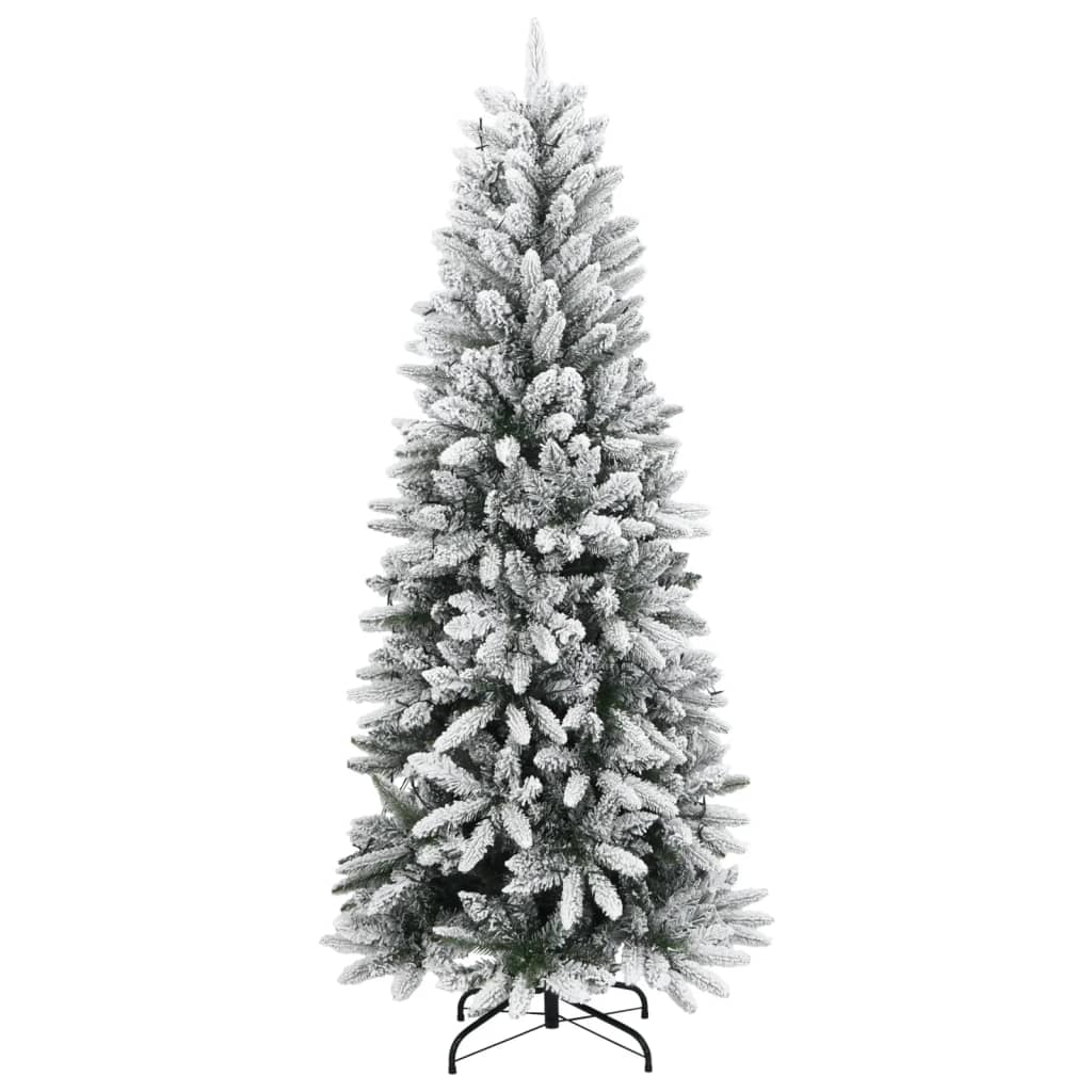 VidaXL Künstlicher Weihnachtsbaum mit 300 LEDs und Schnee 180 cm