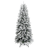 VidaXL Künstlicher Weihnachtsbaum mit 300 LEDs und Schnee 180 cm