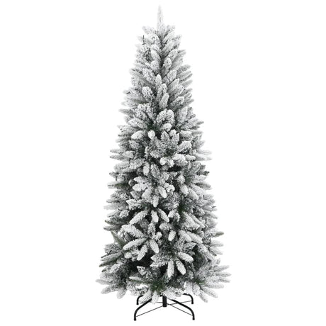 VidaXL Künstlicher Weihnachtsbaum mit 300 LEDs und Schnee 210 cm