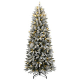 Vidaxl kunstkerstboom met 300 led's en sneeuw 240 cm