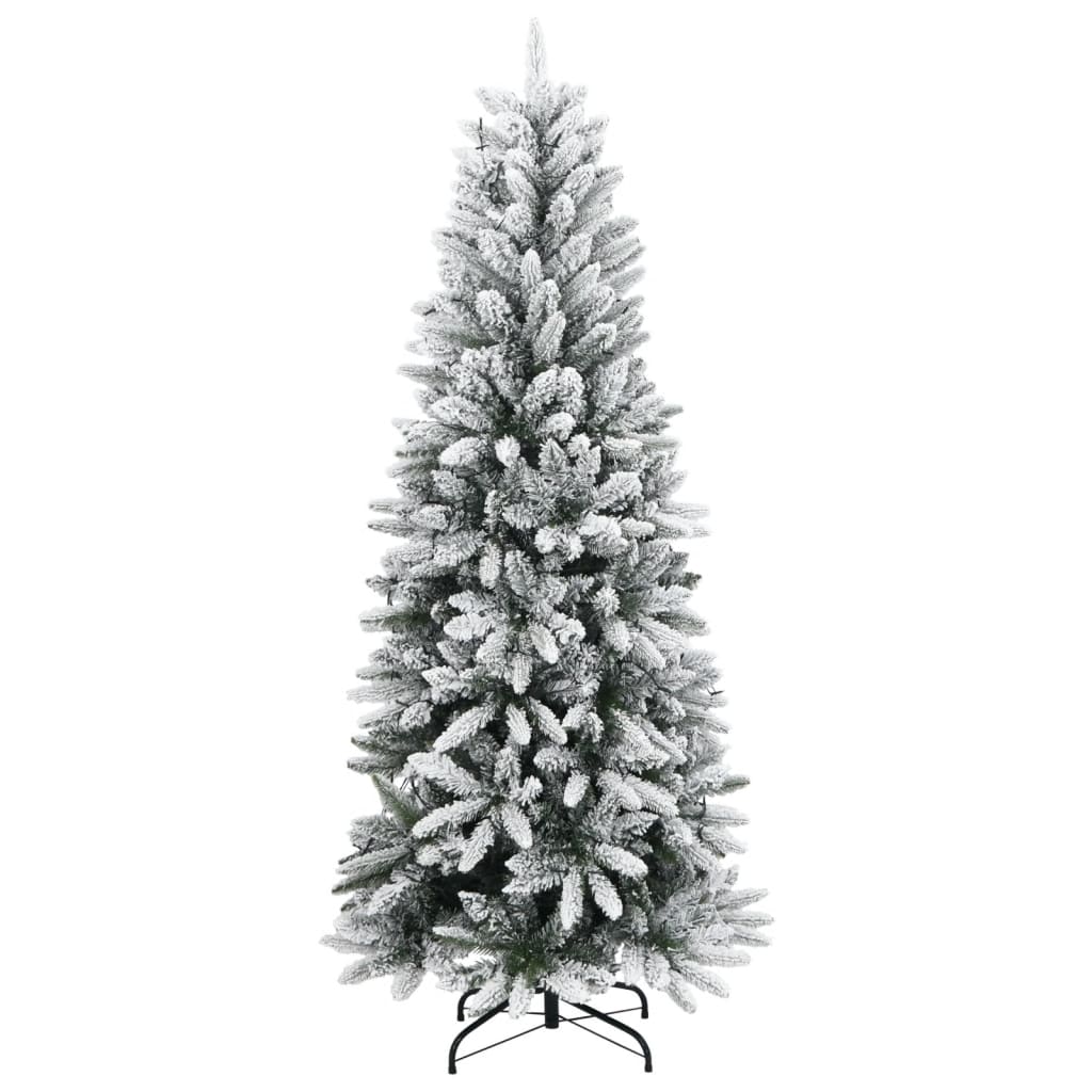 Vidaxl kunstkerstboom met 300 led's en sneeuw 240 cm
