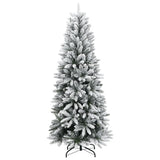 Vidaxl kunstkerstboom met 300 led's en sneeuw 240 cm