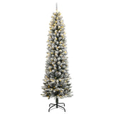 Vidaxl kunstkerstboom met 150 led's en sneeuw 150 cm