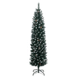 VidaXL Künstlicher Weihnachtsbaum schmal mit 150 LEDs 120 cm