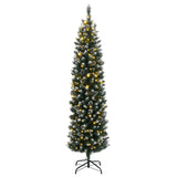 VidaXL Künstlicher Weihnachtsbaum schmal mit 150 LEDs 120 cm